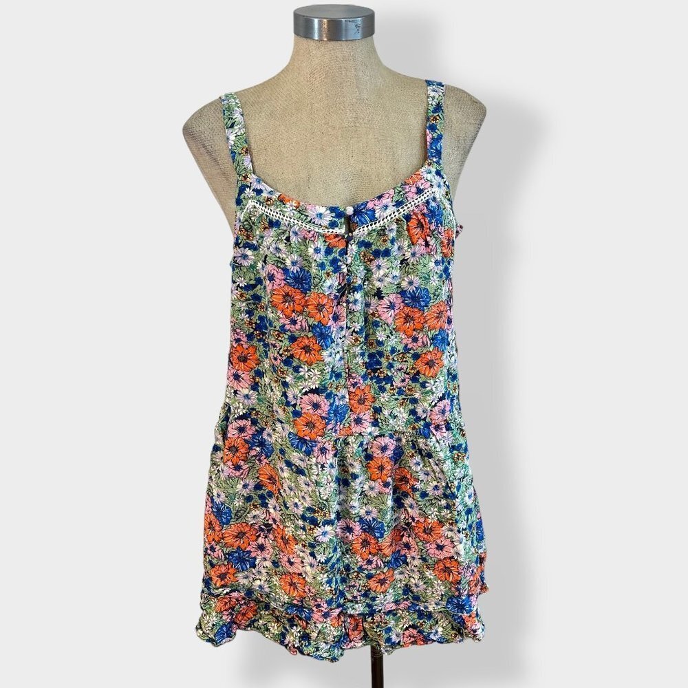 Wild Fable Sleeveless Floral‎ Mini Dress Medium